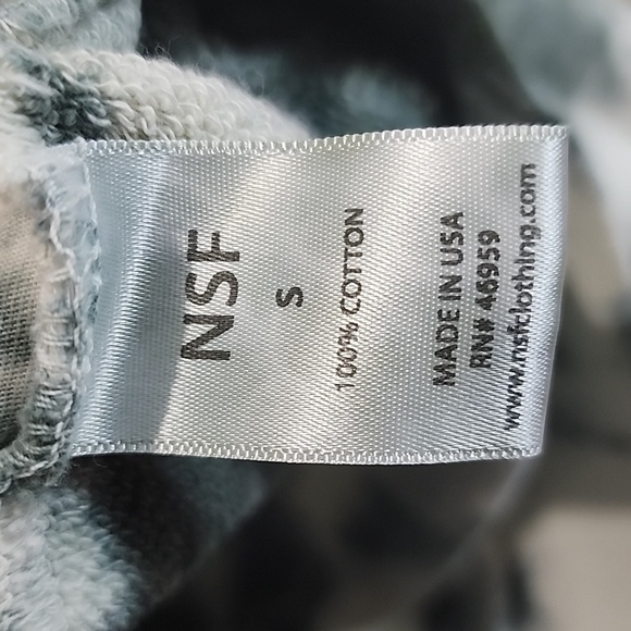 NSF zip up hoodie size S - Picture 3 of 4